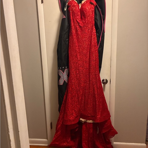 Jovani Red Prom Dress - Picture 4 of 7